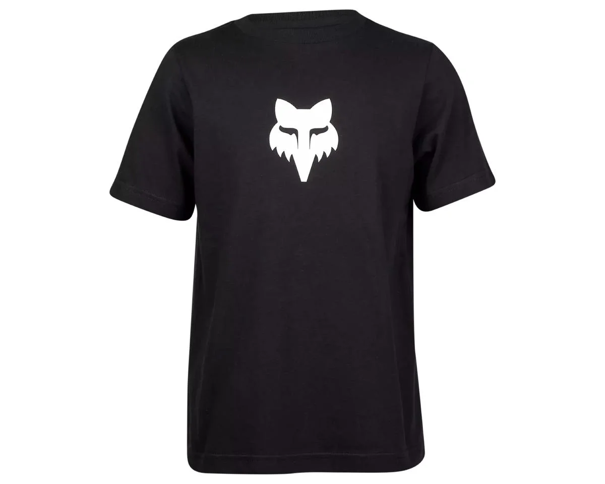 Fox Racing Youth Fox Legacy Short Sleeve Tee (Black) (Youth S)